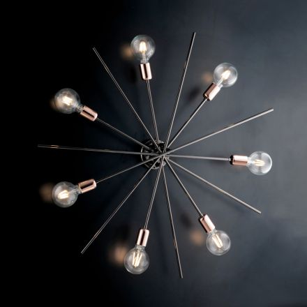 Eisendeckenleuchten aus Italien für die Inneneinrichtung - Niederlande Viadurini