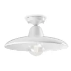 Industrielle Vintage Design Deckenlampe aus schwarzer Keramik und Eisen - Bew Viadurini