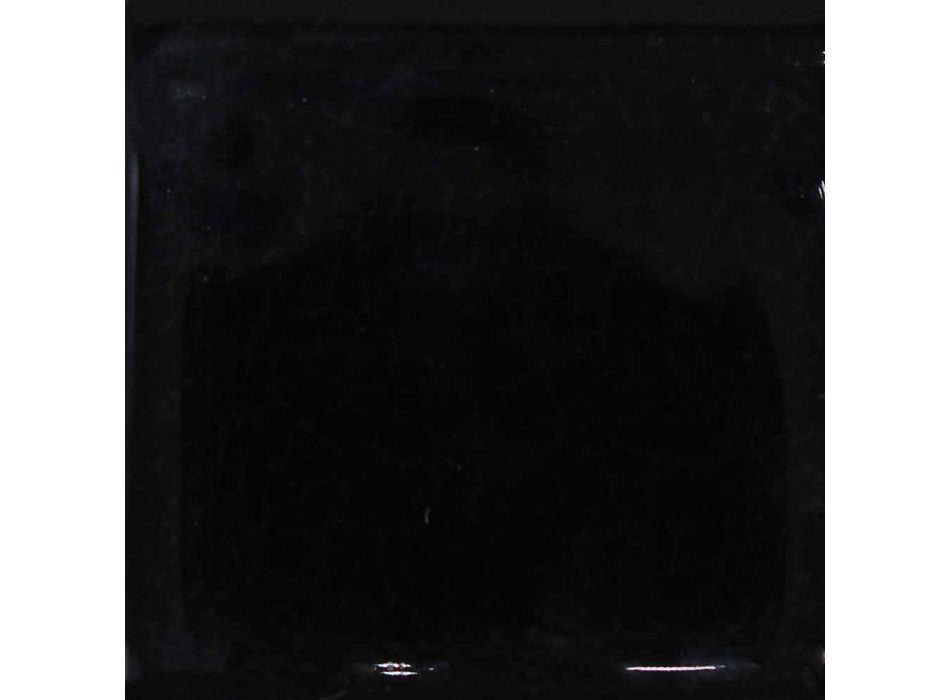 Deckenleuchte aus toskanischem Majolika und Messing, 30 cm, Rossi - Toscot Viadurini
