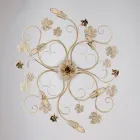 Italienische LED-Deckenleuchte aus Chrom für moderne Räume – Fiore Viadurini