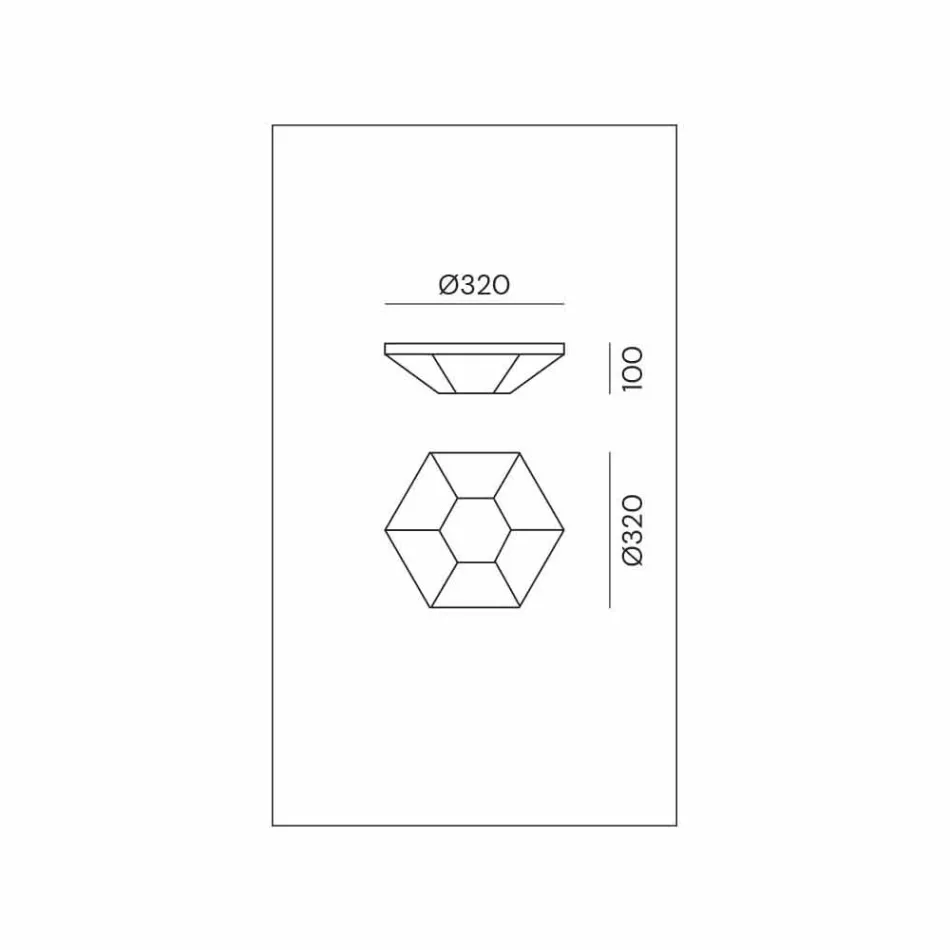 Vintage Deckenlampe aus brüniertem Messing und Glas 2 Größen - Hardcover von Il Fanale Viadurini