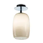 Mundgeblasene Glas-Deckenleuchte, handgefertigt in Italien - Soffio Viadurini
