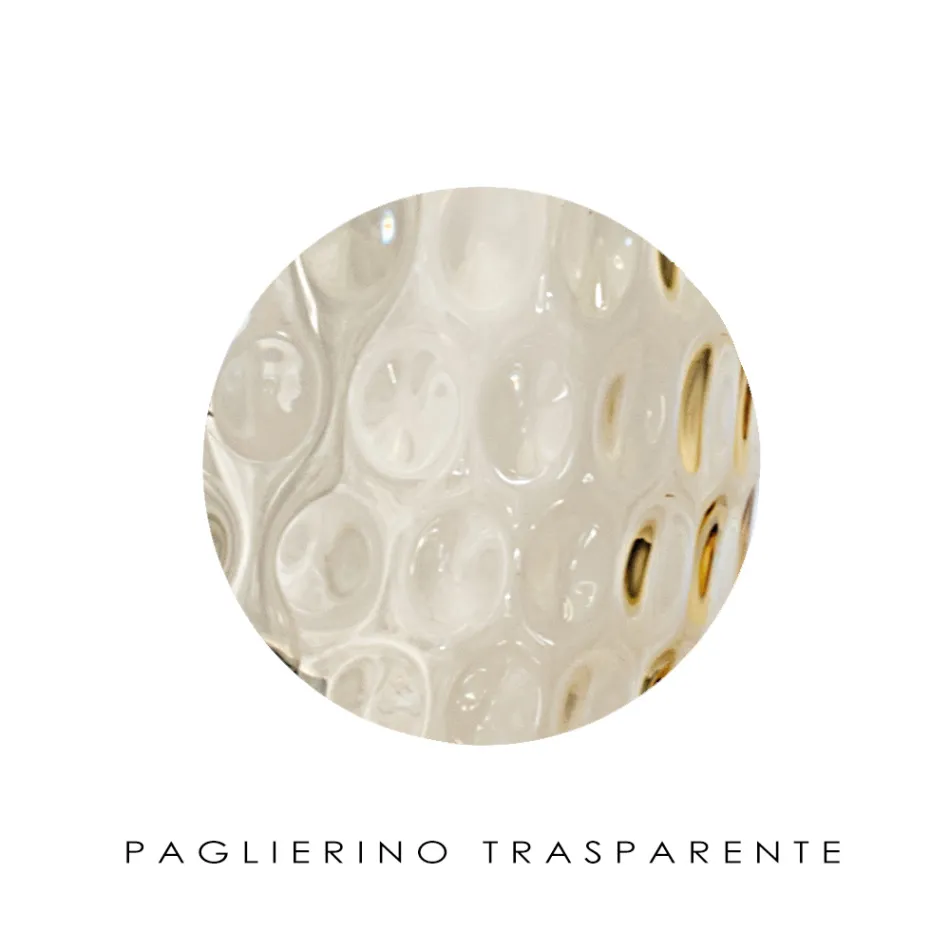 Deckenleuchte aus mundgeblasenem Glas, geschlossen oder transparent, hergestellt in Italien - Calima Viadurini
