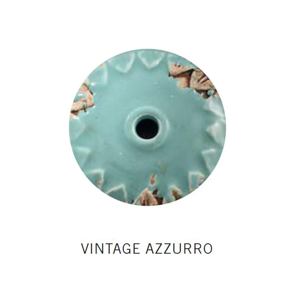 Industrielle Deckenleuchte 3 Strahler aus Eisen und handgefertigter Keramik - Loft Viadurini