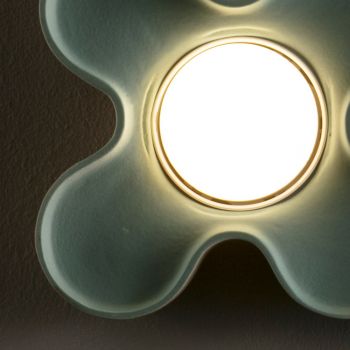 Moderne Keramik-Deckenlampe handgefertigt in Italien - Toscot Clover