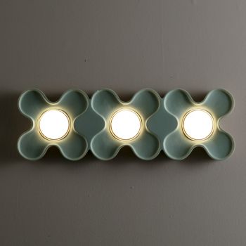 Moderne Keramik-Deckenlampe handgefertigt in Italien - Toscot Clover