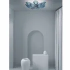 Moderne venezianische Deckenlampe aus Glas, handgefertigt in Italien - Minos Viadurini