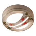 Decken- oder Wandleuchte für den Außenbereich aus handbemaltem Aluminium - Brindisi Viadurini