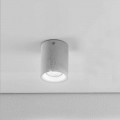 Runde Deckenlampe Beton/Gips für den Außenbereich Nadir 10