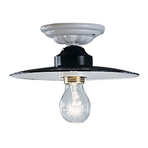 Deckenlampe im rustikalen stil aus keramik ferroluce potenza