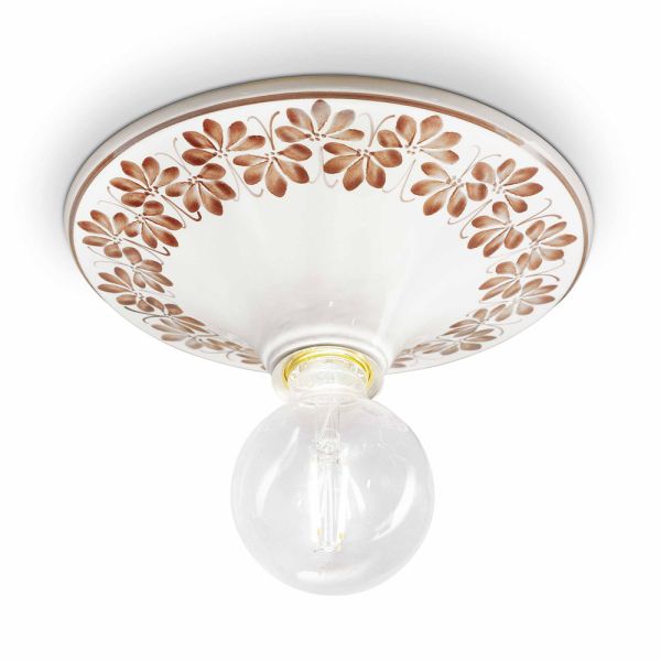 Deckenlampe aus keramik ferroluce potenza