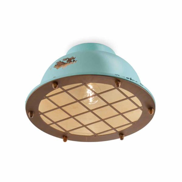Deckenlampe im nautischen stil aus keramik mary ferroluce