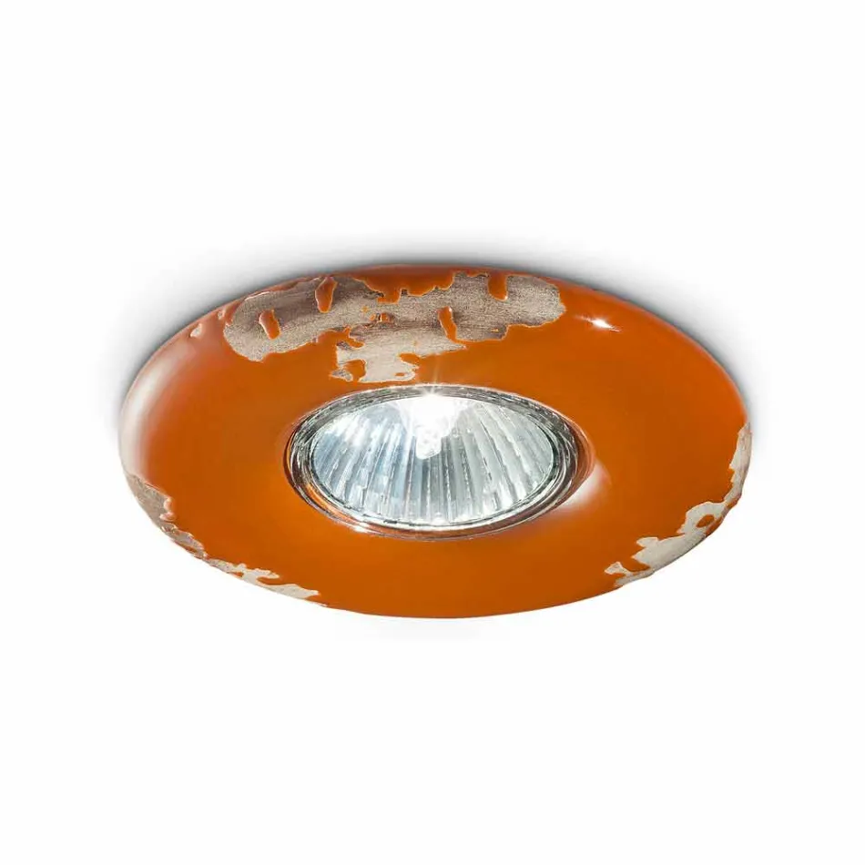 Runde Decken Vintage handgemachte Keramik Paula Ferroluce Viadurini