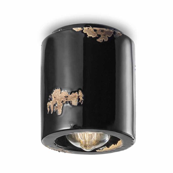 Vintage deckenlampe aus keramik laurie ferroluce