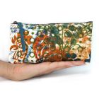 Künstlerisch handbedruckte Clutch-Tasche, Einzelstück aus Baumwolle, 2 Stück – Viadurini von Marchi Viadurini