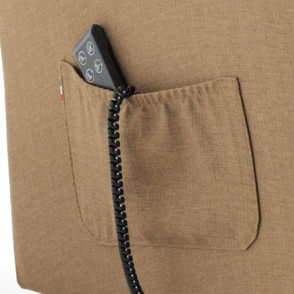 Lift-Sessel mit extra großem Sitz aus Made in Italy-Stoff – Margaret Viadurini