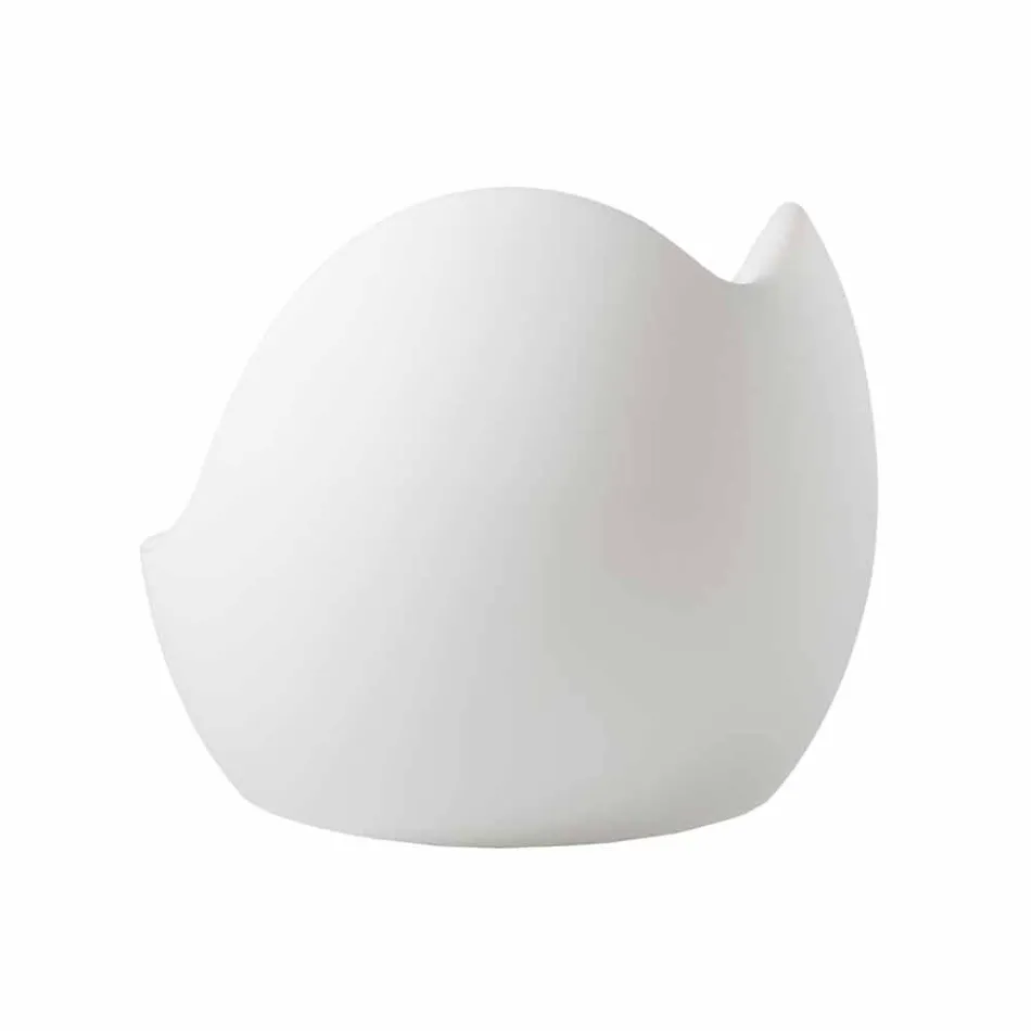 Schaukelsessel Runde helle Dia Blos made in Italy Viadurini