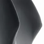 Sessel mit Stahlstruktur und Graphit-Öko-Ledersitz, hergestellt in Italien – Reggio Viadurini