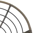 Sessel mit Alurahmen mit Polyrattan bezogen und Couchtisch - Puntina Viadurini