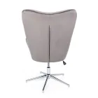 Sessel mit verstellbarer Struktur aus verchromtem Stahl und Samt - Giulia Viadurini