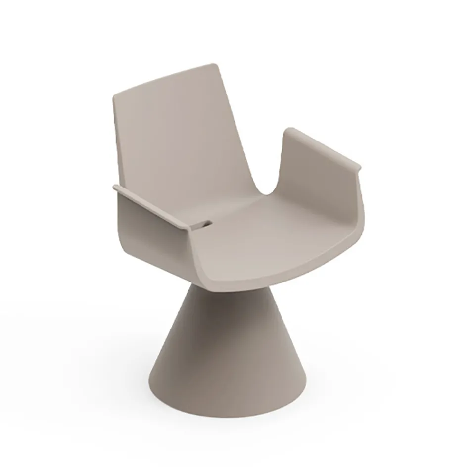 Outdoor-Sessel mit Armlehnen aus Polyethylen – Pool Viadurini