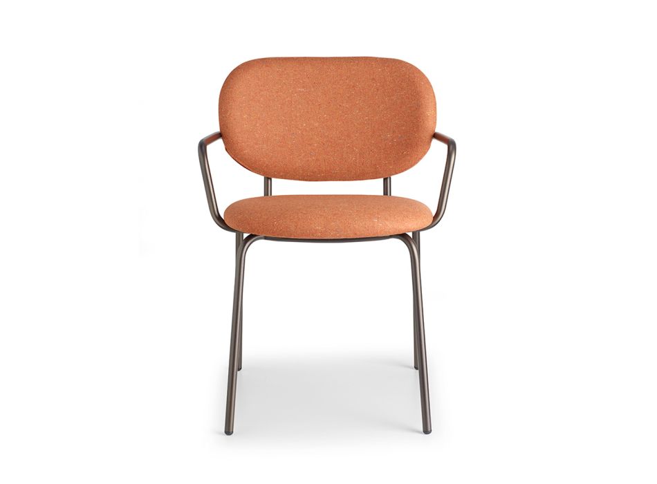 Outdoor-Sessel mit gepolstertem Sitz und Rückenlehne, hergestellt in Italien – Sisibold Viadurini