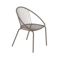 Stapelbarer Outdoor-Sessel aus Stahl Made in Italy 2 Stück - Sansa