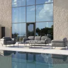 Outdoor-Sessel aus Stahl und Polypropylen Made in Italy - Astrid Viadurini