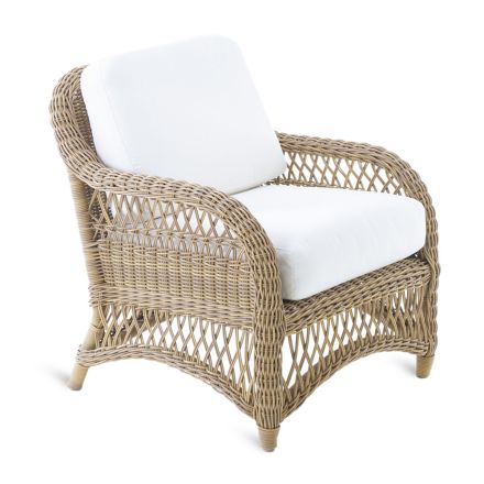 Outdoor-Sessel aus Aluminium und Flechtwerk aus WaProLace Made in Italy - Yetta Viadurini