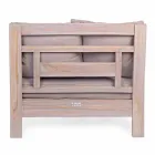 Homemotion - Nusadua Classic Design Outdoor-Sessel aus Teakholz Viadurini