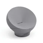 Gartensessel aus Polyethylen, erhältlich in verschiedenen Farben - Handtuch Viadurini