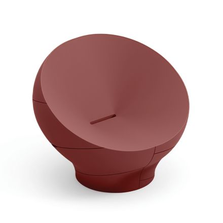 Outdoor-Sessel aus Polyethylen, erhältlich in verschiedenen Farben - Handtuch Viadurini