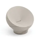 Gartensessel aus Polyethylen, erhältlich in verschiedenen Farben - Handtuch Viadurini