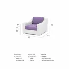 Outdoor-Sessel Hand in Joe Polyethylen Viadurini