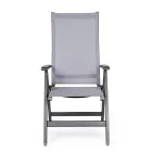 Liegender Outdoor-Sessel mit Aluminiumstruktur, Homemotion – Ursula Viadurini