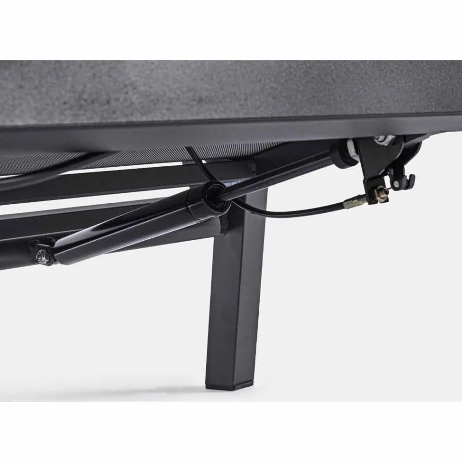 Liegender Outdoor-Sessel aus Stoff und Aluminium, 2 Stück - Nathy Viadurini