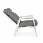 Liegender Outdoor-Sessel aus Stoff und Aluminium, 2 Stück - Nathy Viadurini