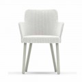 Design Outdoor-Sessel aus Aluminium und Stoff Varaschin Emma