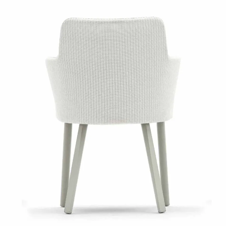 Design Varaschin Emma Außensessel aus Aluminium und Stoff Viadurini