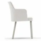 Design Varaschin Emma Außensessel aus Aluminium und Stoff Viadurini