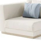 Gartensessel mit rechter Eckstruktur Made in Italy - Rubik Viadurini