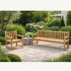 Gartensessel aus natürlichem Teakholz - Yggdrasil Viadurini