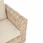 Homemotion Innen- / Außendesign Rattan Garden Armchair - Ceara Viadurini