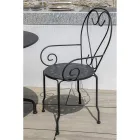 Gartenstuhl ganz aus Metall - Archiv Viadurini