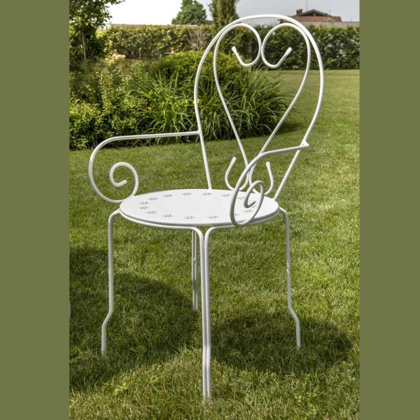 Gartenstuhl ganz aus metall - archiv