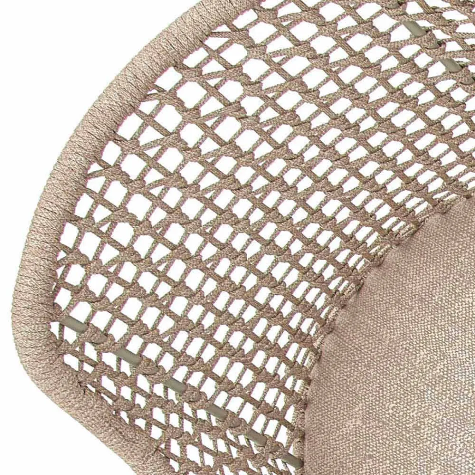 Moderner Varaschin Emma Gartensessel aus massivem Irokoholz Viadurini