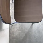 Wohnzimmersessel aus Holz und Metall Made in Italy 2 Stück - Saffia Viadurini