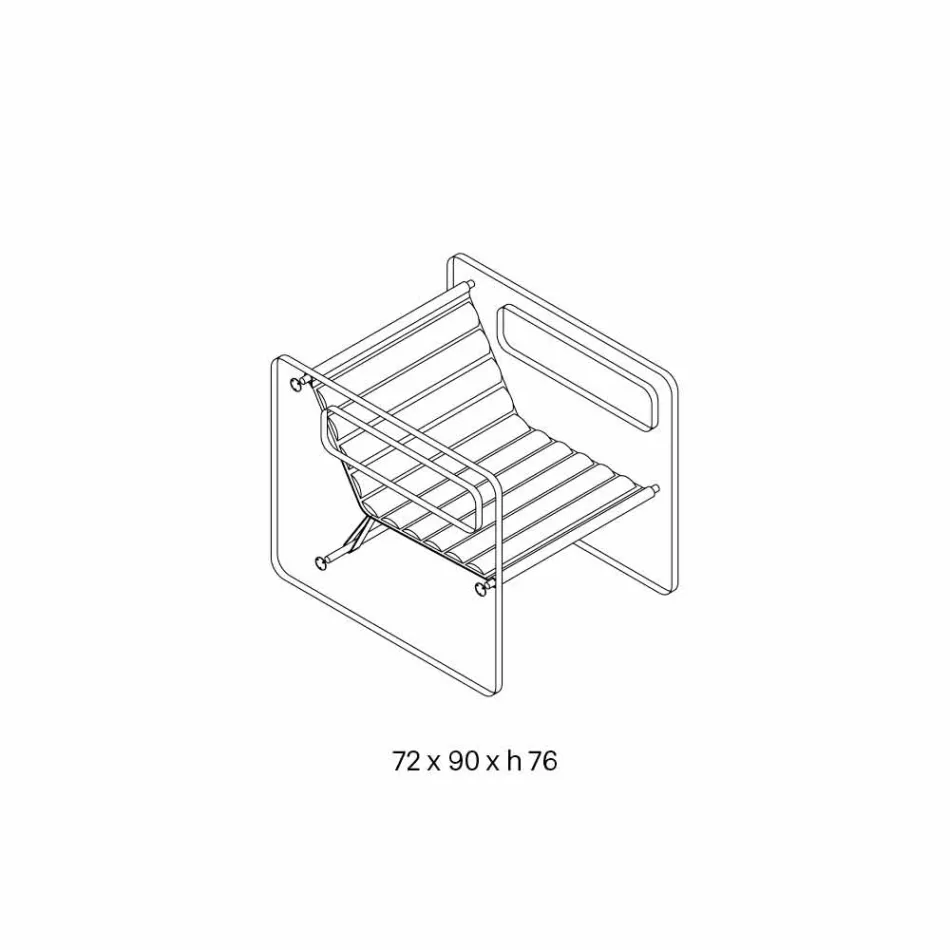 Wohnzimmersessel aus Glas und Sitz aus weißem Leder Modernes Design - Tecna Viadurini