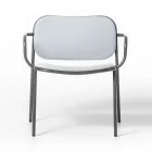 Wohnzimmersessel mit Stoffbezug Made in Italy 2 Stück - Sangria Viadurini