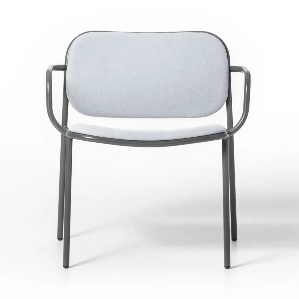 Wohnzimmersessel mit Stoffbezug Made in Italy 2 Stück - Sangria Viadurini